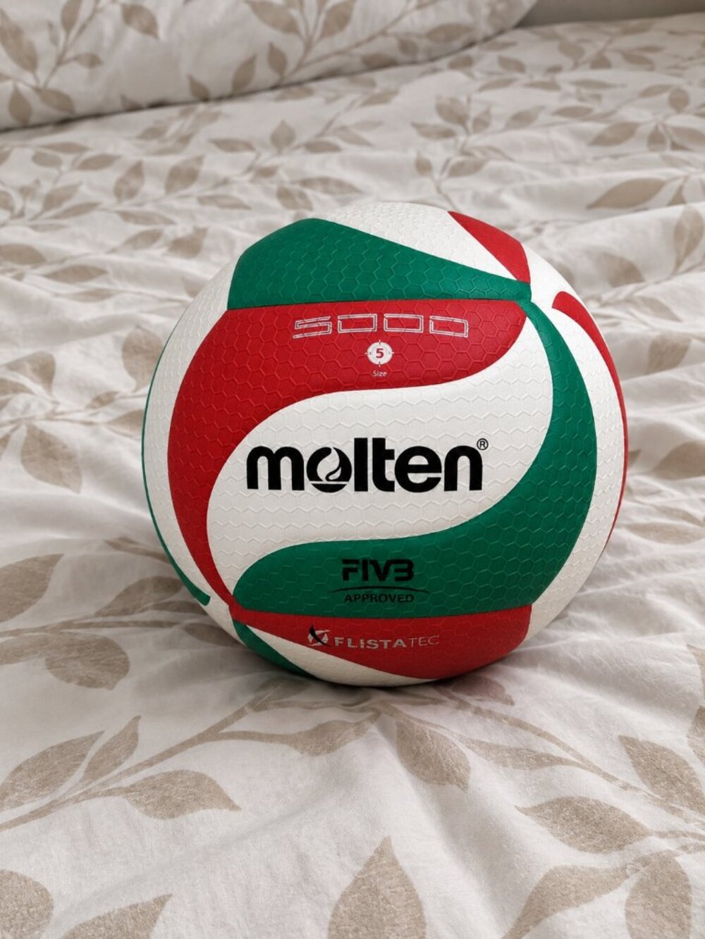 Molten V5M5000 FLISTATEC Volleyball Size 5 | PU Leather | FIVB Approved | New